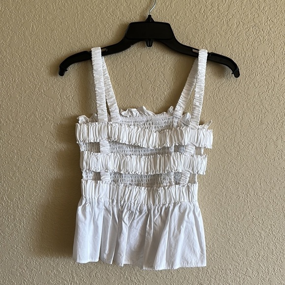 Topshop white top size S - Picture 2 of 2